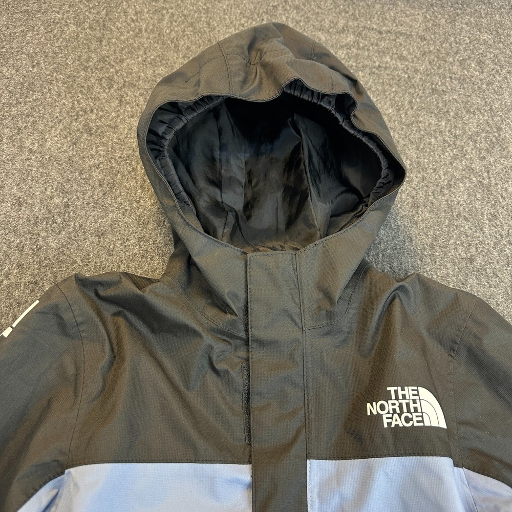 The North Face Boys Antora Rain Jacket Folk Blue Black Size XS 6 Waterproof Zip - Picture 5 of 15
